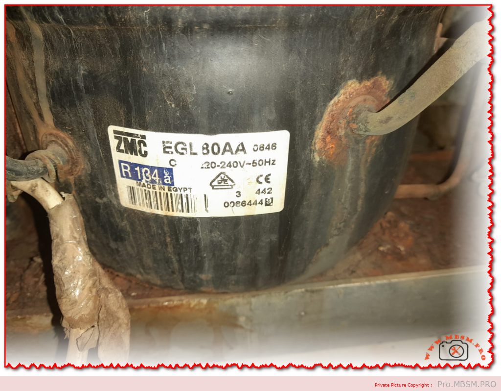 Best compressor for Kiriazi refrigerator 2012 model ZMC GL80AA mbsmpro