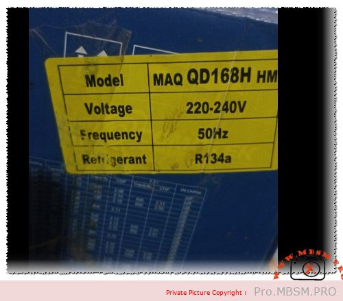 MAQ QD168H, Can this compressor be installed in a 1.5-meter two-door refrigerator? mbsmpro