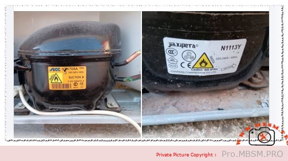 not recommended to replace compressor (Jiaxipera N1113Y) with (ACC HTK70AA). mbsmpro