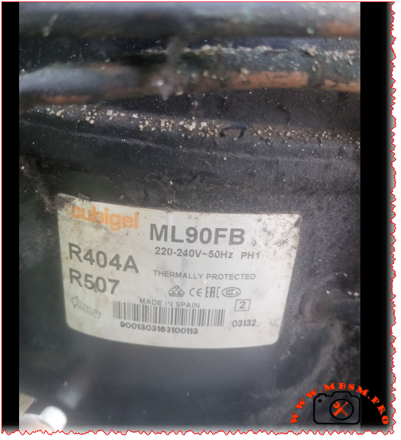 Cubigel ML90FB 1/3 HP R404A LBP Compressor Specifications, Performance, and Replacements mbsmpro