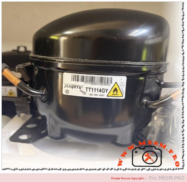 Jiaxipera TT1114GY R600a compressor technical specifications and high-efficiency replacement guide for professional HVAC technicians mbsmpro