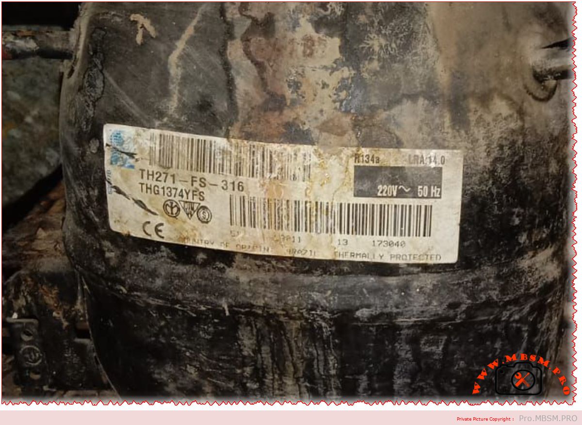 TH271-FS-316 compressor replacement R134a 1/5 HP LBP specs Embraco EGU 90HLP Tecumseh CDR3545Z field-tested COP metrics technician guide mbsmpro