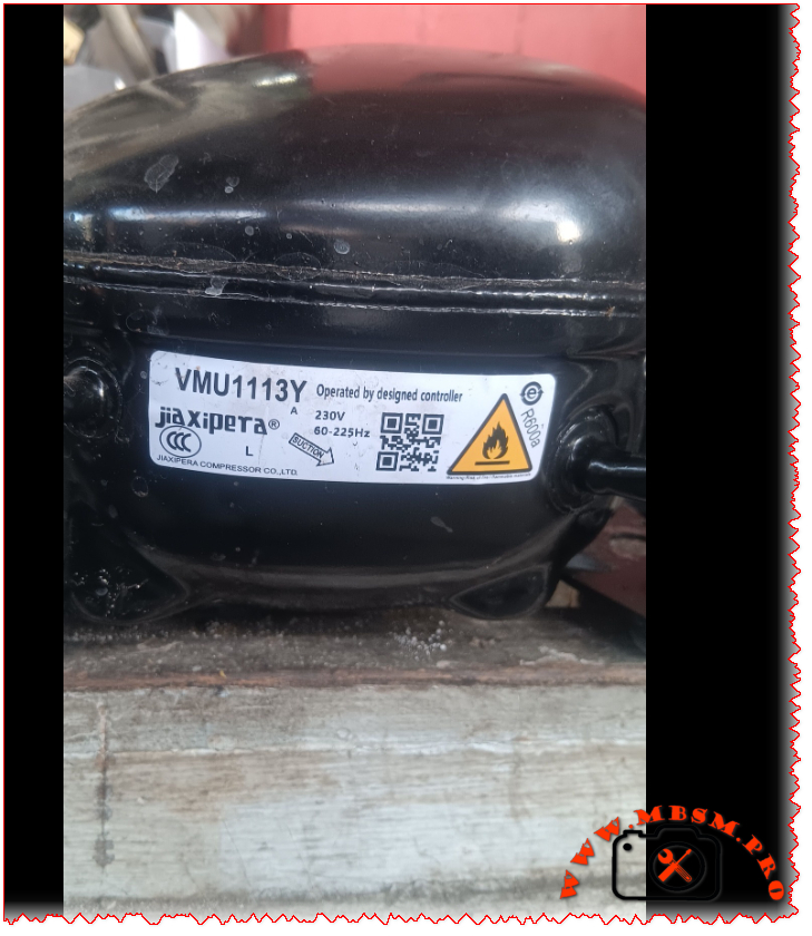 VMU1113Y Compressor 1/5 HP LBP Freezing R600a 230V 150W Cooling Capacity Technical Specs Replacement Models Expert Guide mbsmpro
