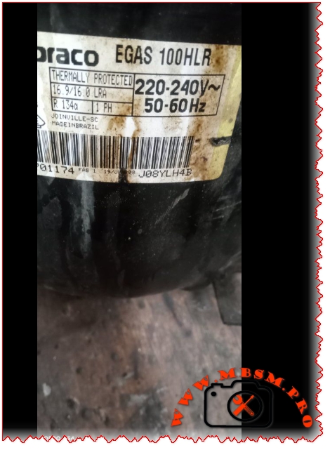 Embraco EGAS 100HLR Compressor Specs mbsmpro