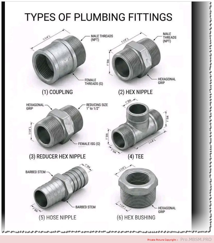 Plumbing Fittings Explained mbsmpro